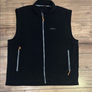 Orvis Trout Bum Fishing Black Fleece Vest -  Dadcore Adventure Staple Piece